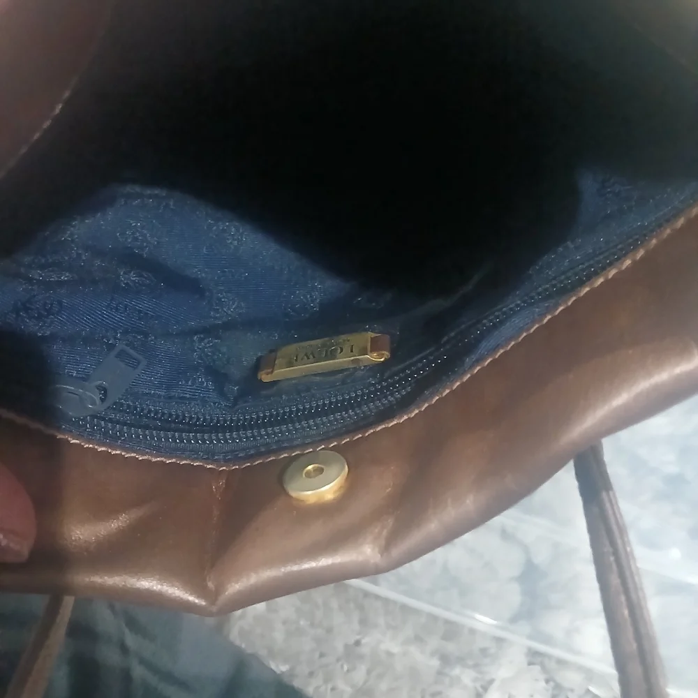 Loewe Metallic Brown Leather Tote - Picture 3 of 4